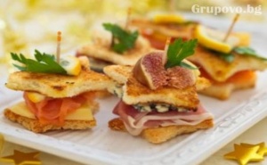 85бр. вкусни и апетитни солени коктейлни хапки за 33.90лв. от H&D кетъринг. Вземете ги!