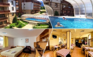 Нощувка на човек на База All Inclusive Light + Басейн и Релакс Зона от Комплекс Четирилистна Детелина, <em>Банско</em>