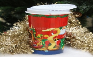 Коледна Кофичка за Лакомства с Капак