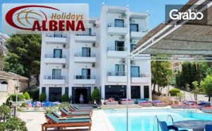 Почивка в Саранда, Албания! 6 Нощувки със Закуски и Вечери в Perla Hotel на Брега на Морето, Плюс Транспорт