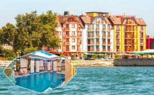 Нощувка на човек със Закуска + Басейн и Спа в Хотел Сейнт Джордж****, на 1-Ва Линия в <em>Поморие</em>