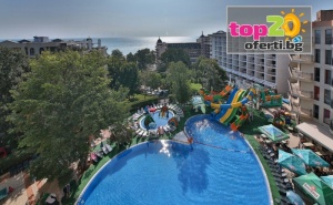 Август на 150 М от Плажа! Нощувка с All Inclusive, 5 Басейна, 2 Аквапарка и Детска Анимация в Хотел Престиж Делукс Аквапарк Клуб 4*, <em>Златни Пясъци</em>, от 69 лв./човек. Безплатно за Дете ...