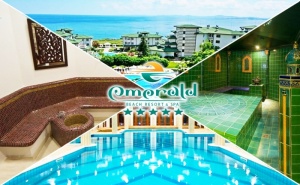 Нощувка на човек на База All Inclusive + Басейн и Спа в Хотел Емералд Резорт Бийч и Спа*****, <em>Равда</em>! Дете до 13Г. - Безплатно
