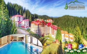 Великден в <em>Пампорово</em>. 2, 3 или 4 Нощувки на човек със Закуски и Вечери + Празничен Обяд + Басейн и Релакс Пакет в Апарт-Хотел Форест Нук
