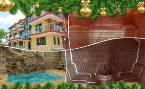Коледа в Кранево! 2 Нощувки на човек със Закуски + Празнична Вечеря + Топъл Басейн и Релакс Зона от Хотел Жаки