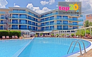 Лято 2022 в Слънчев Бряг! Нощувка с All Inclusive + Басейн за Деца и Възрастни, Чадър и Шезлонг в Апарт Хотел Синя Ривиера, Слънчев Бряг, от 50 лв./човек
