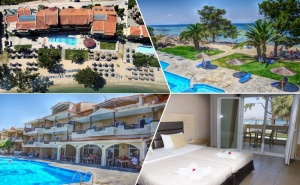 Ранни Записвания на Първа Линия в Тасос! 2+ Нощувки със Закуски и Вечери на човек + Басейн в Хотел Хотел Rachoni Bay Resort***, Гърция
