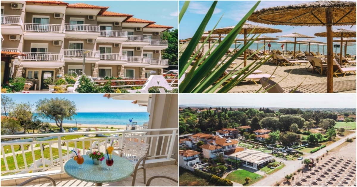 Великден в Georgalas Sun Beach Hotel***, Неа Каликратия, <em>Касандра</em>, Гърция! 3 Нощувки на човек със Закуски, 2 Вечери + Великденски Обяд